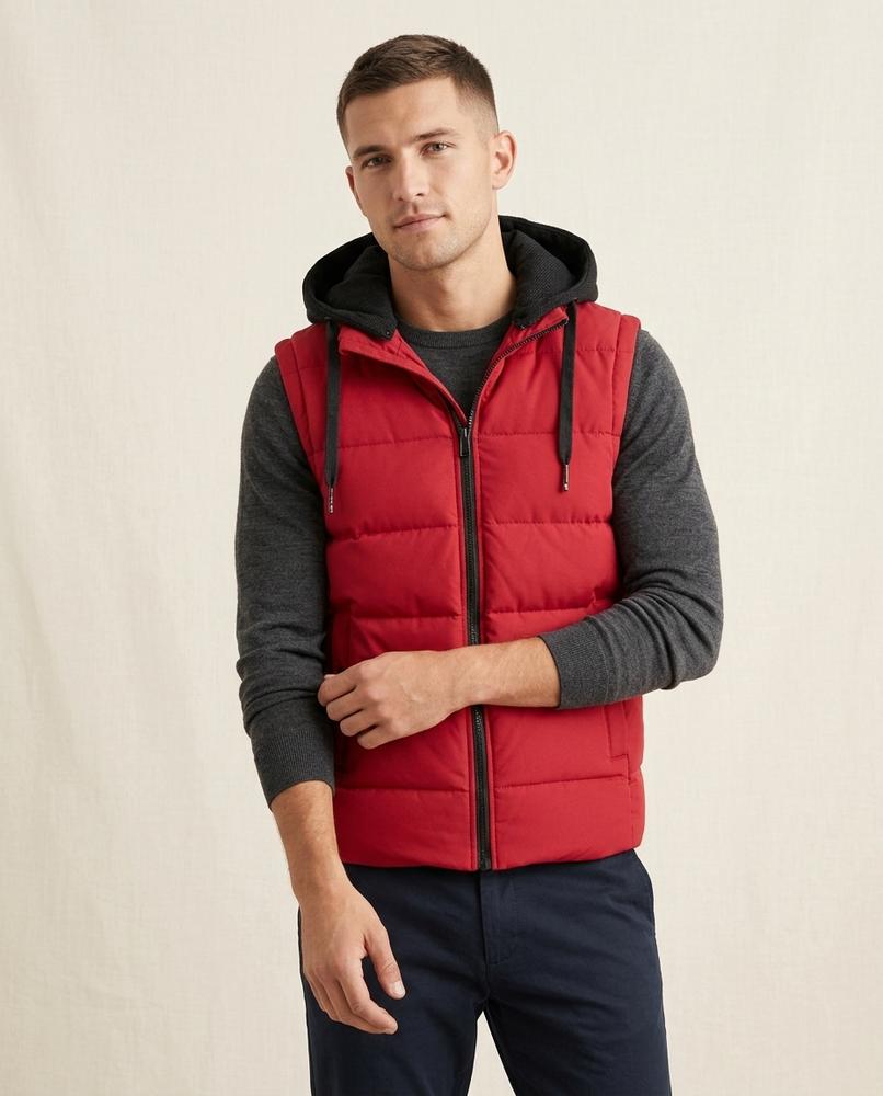 Lands Fashion - Lamor | Padded Hooded Vest Men