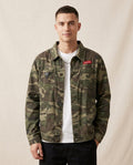 Lands Fashion - Colom | Camouflage Button-Front Jacket Men