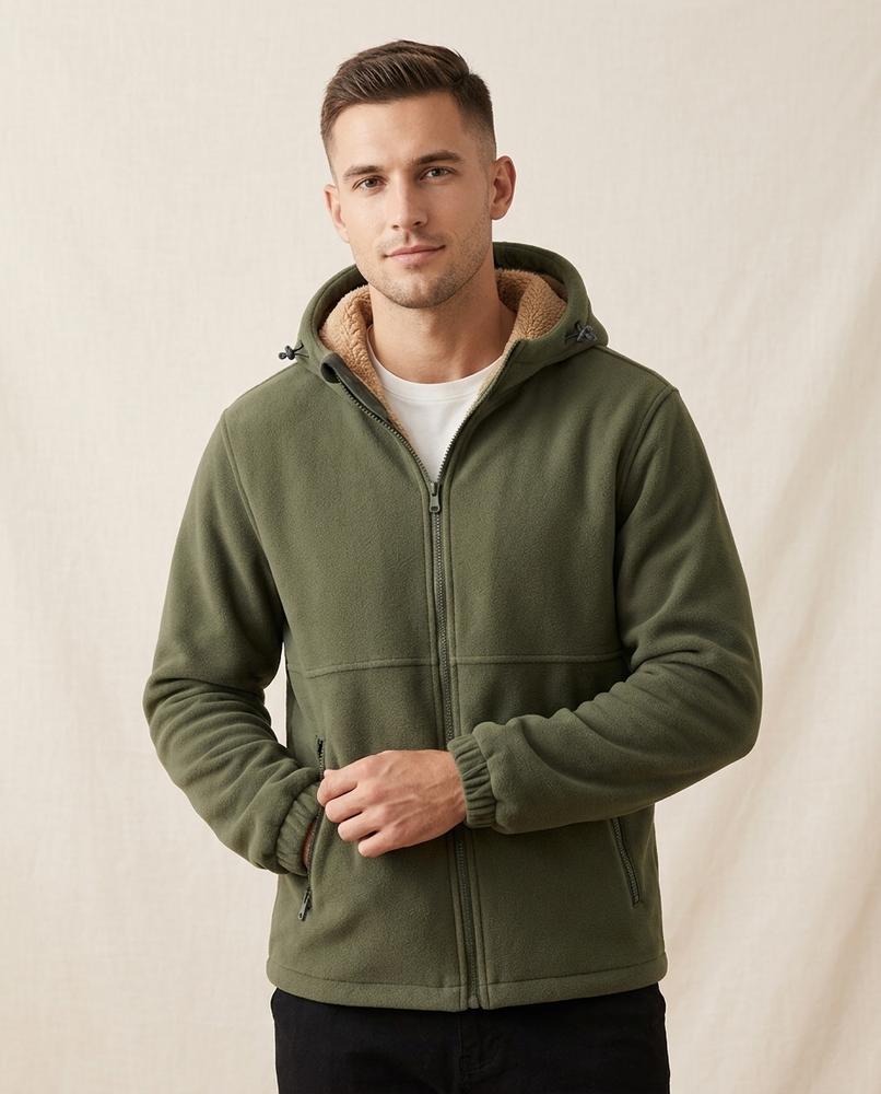 Lands Fashion - Tanor | Sherpa-Lined Hooded Jacket Men