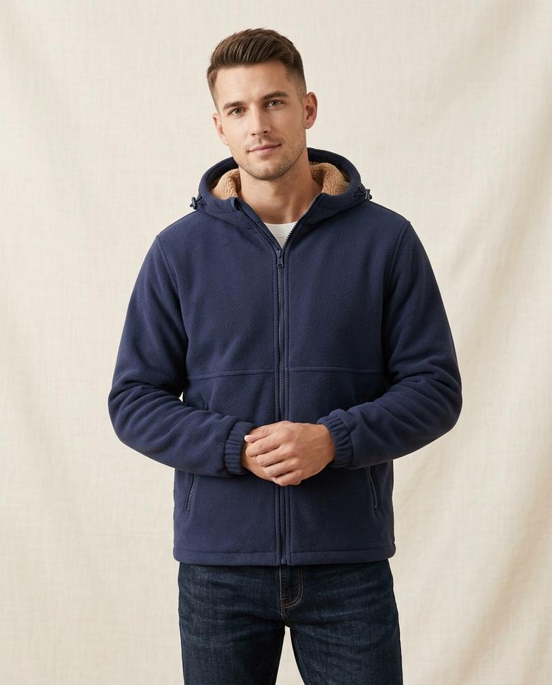 Lands Fashion - Tanor | Sherpa-Lined Hooded Jacket Men