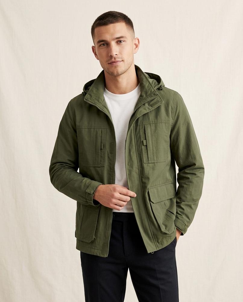 Lands Fashion - Manal | Hooded Lined Jacket Men