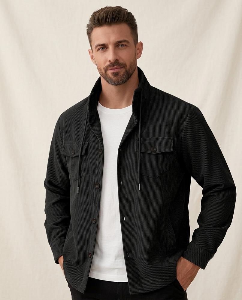 Lands Fashion - Rosol | Corduroy Button-Up Jacket Men