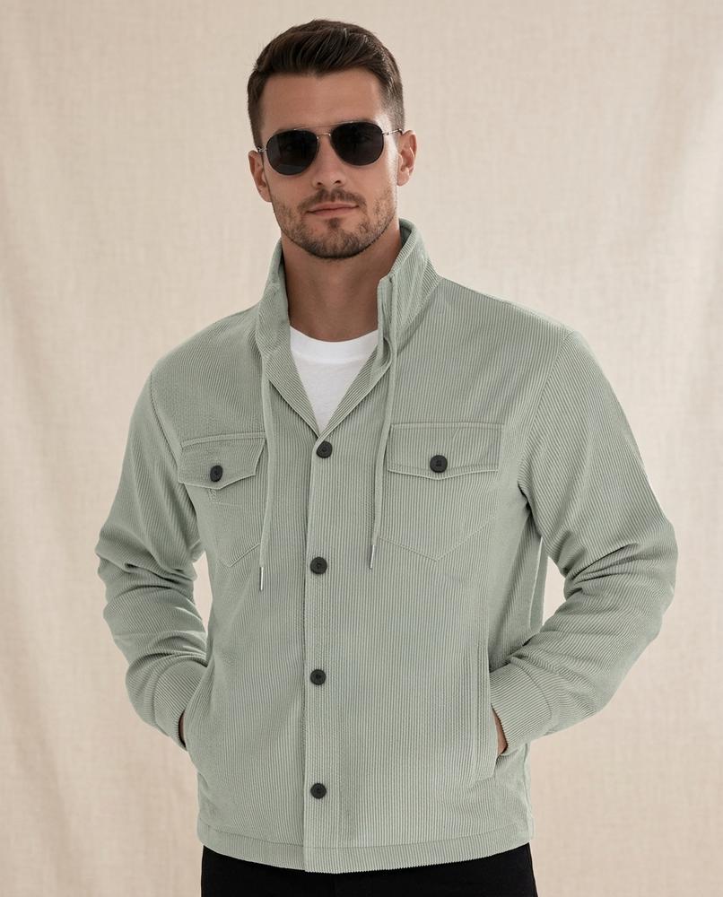 Lands Fashion - Rosol | Corduroy Button-Up Jacket Men