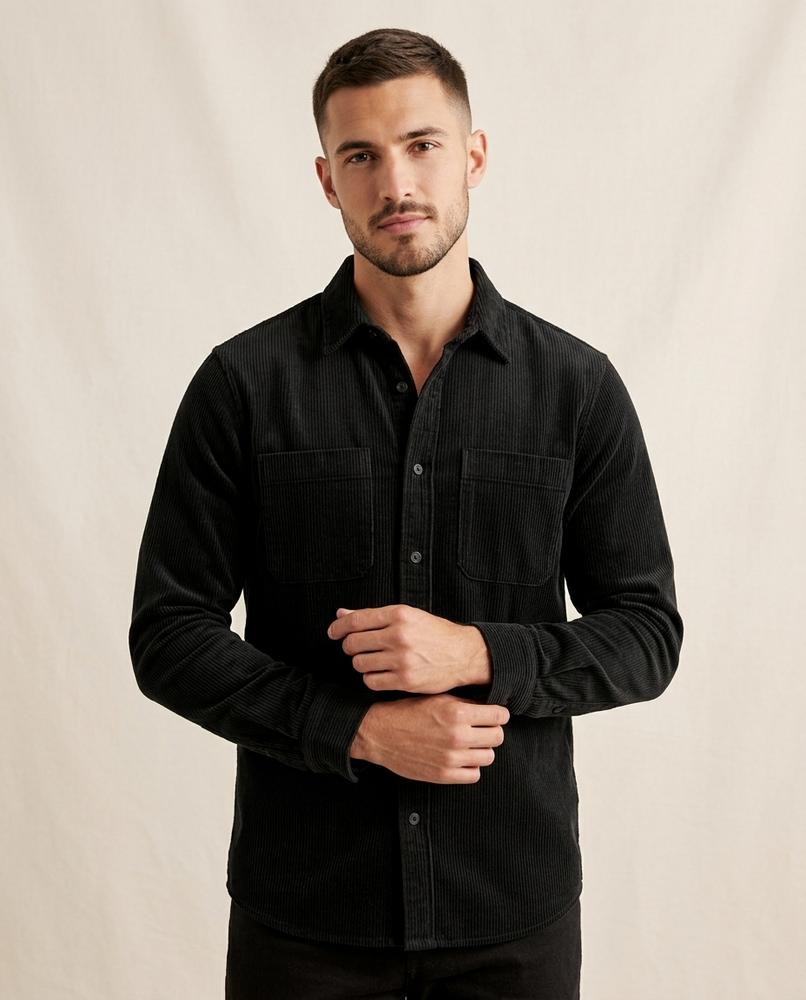 Lands Fashion - Netir | Corduroy Two-Pocket Shirt Men