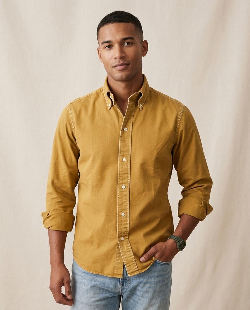 Lands Fashion - Titir | Button-Down Slim-Fit Shirt Men