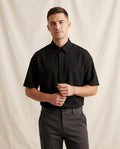 Lands Fashion - Vanav | Relaxed-Fit Hidden-Placket Shirt Men