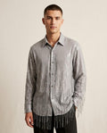 Lands Fashion - Nemer | Sequined Fringed Shirt Men