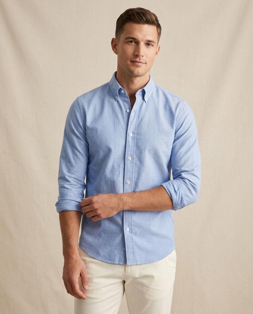 Lands Fashion - Tivin | Button-Down Long-Sleeved Shirt Men