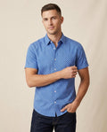 Lands Fashion - Tilev | Short-Sleeved Geometric Shirt Men