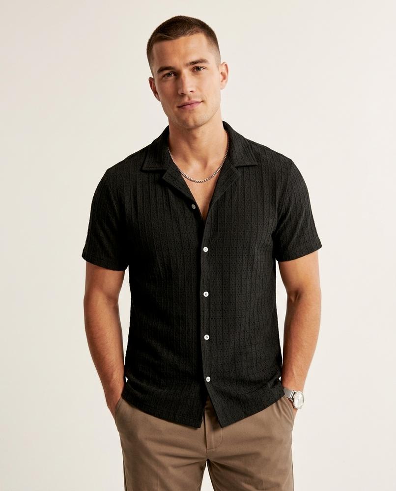 Lands Fashion - Sasol | Textured Short-Sleeved Shirt Men