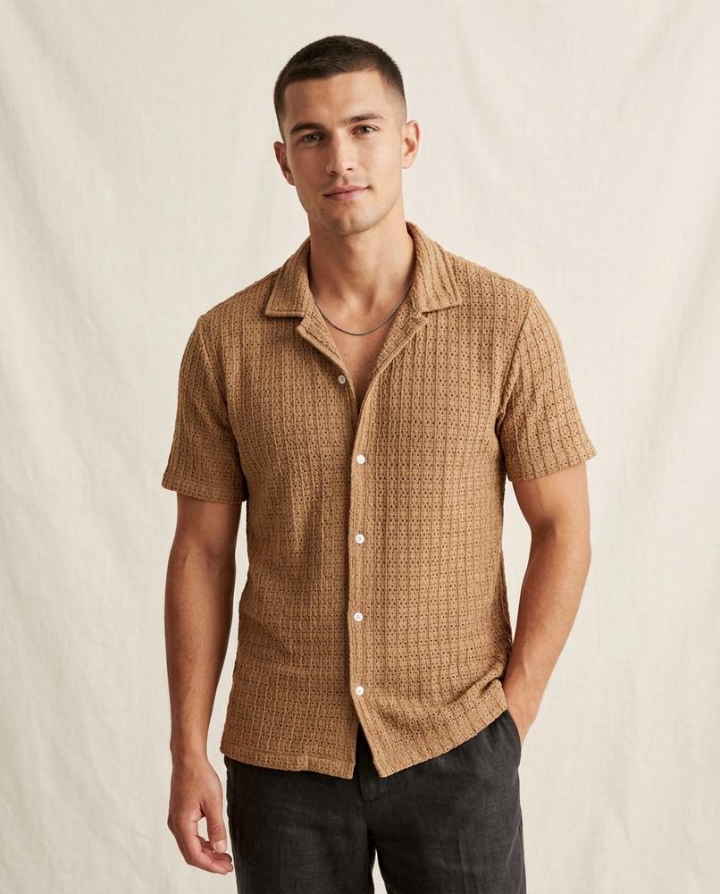 Lands Fashion - Sasol | Textured Short-Sleeved Shirt Men
