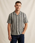 Lands Fashion - Masin | Textured Striped Shirt Men