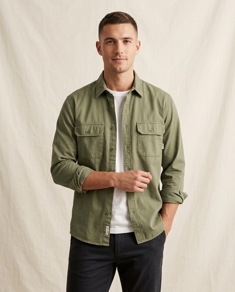 Lands Fashion - Lalor | Cotton Button-Up Shirt Men
