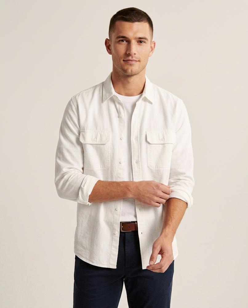 Lands Fashion - Lalor | Cotton Button-Up Shirt Men
