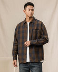Lands Fashion - Risen | Plaid Relaxed-Fit Shirt Men