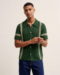 Lands Fashion - Varen | Crocheted Short-Sleeved Shirt Men