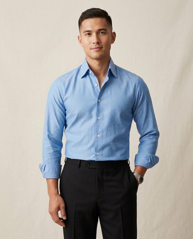 Lands Fashion - Lodar | Slim Fit Long-Sleeved Shirt Men