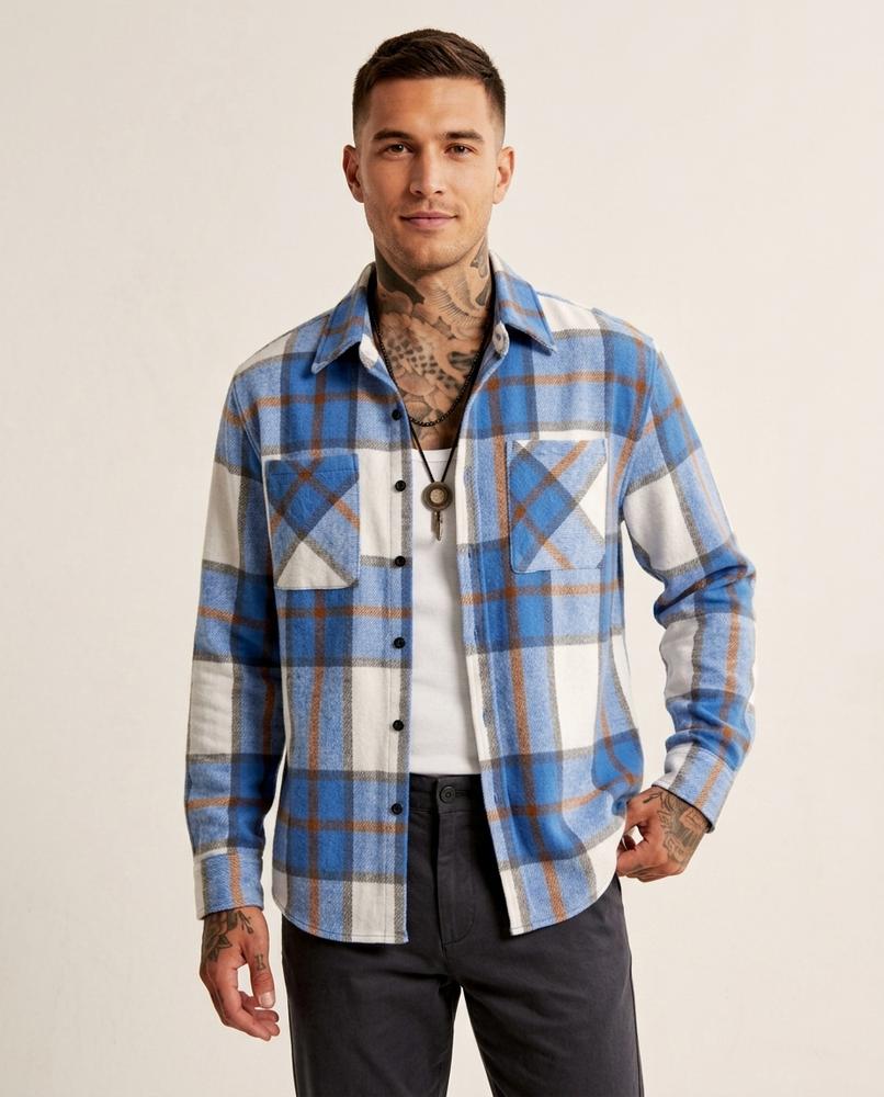 Lands Fashion - Maser | Plaid Button-Up Shirt Men