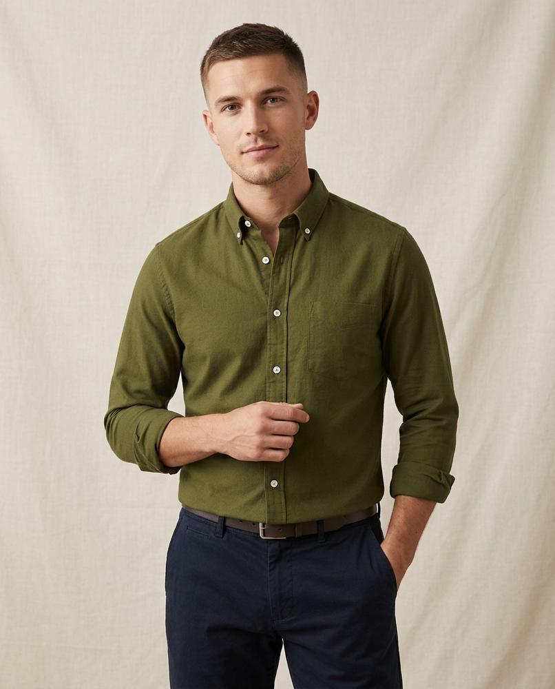 Lands Fashion - Laren | Cotton Slim Fit Shirt Men