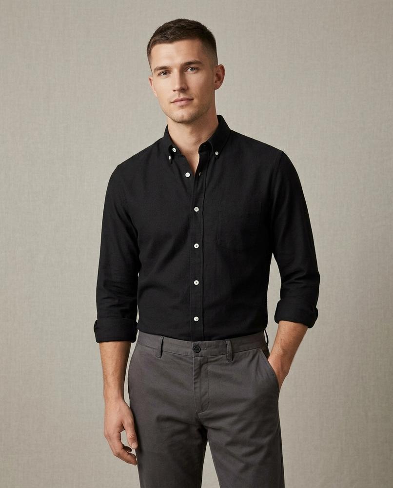 Lands Fashion - Laren | Cotton Slim Fit Shirt Men