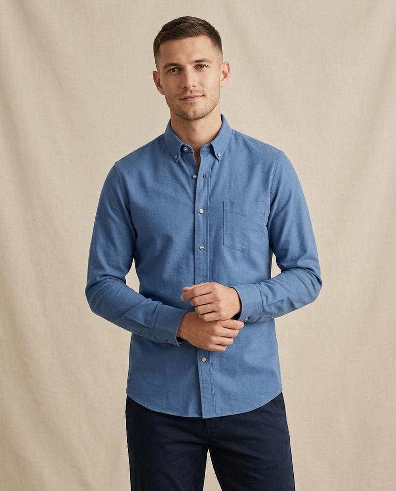 Lands Fashion - Laren | Cotton Slim Fit Shirt Men