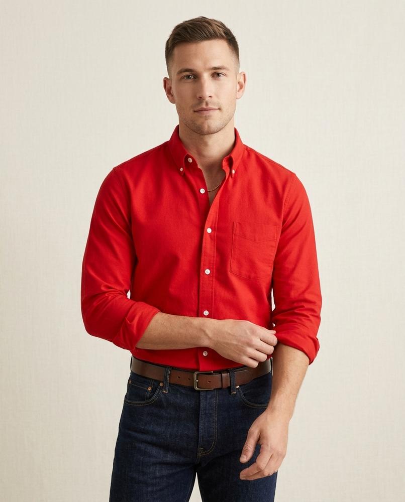 Lands Fashion - Laren | Cotton Slim Fit Shirt Men