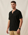Lands Fashion - Ninal | Textured Short-Sleeved Shirt Men