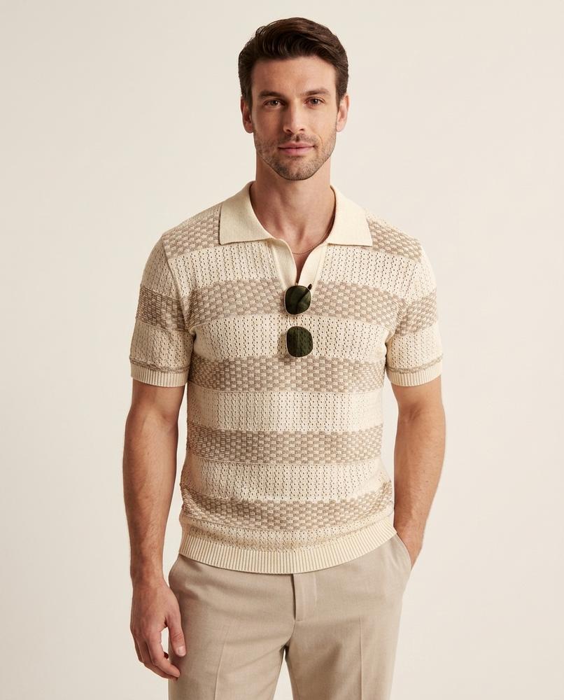 Lands Fashion - Eldar | Knit Striped Shirt Men