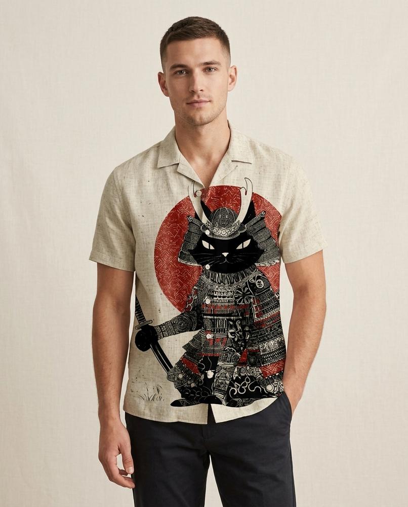 Lands Fashion - Alvin | Printed Short-Sleeve Shirt Men