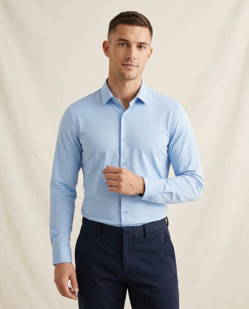 Lands Fashion - Lesol | Stretch Button-Up Shirt Men