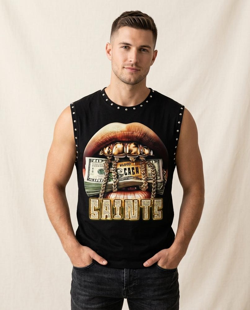 Lands Fashion - Arvin | Sleeveless Printed Top Men