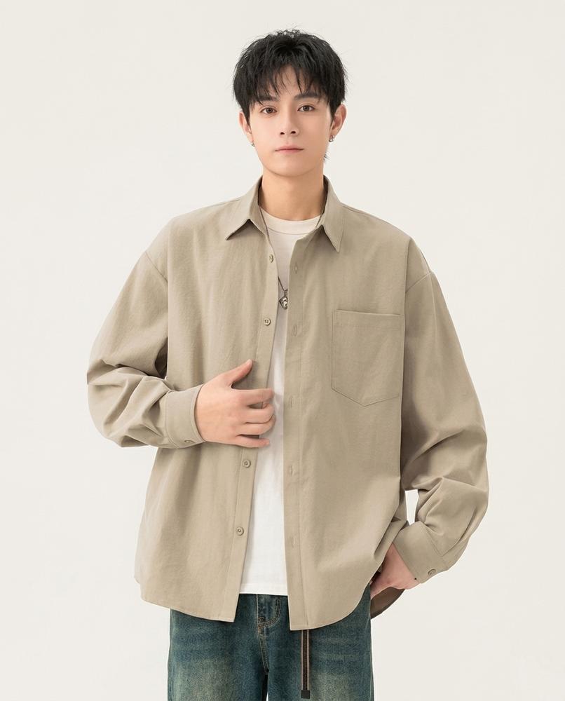 Lands Fashion - Zetal | Relaxed-Fit Button-Up Shirt Men