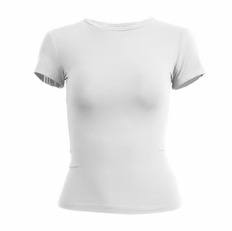 Lands Fashion - Loven | Slim Fit Cropped T-Shirt Women