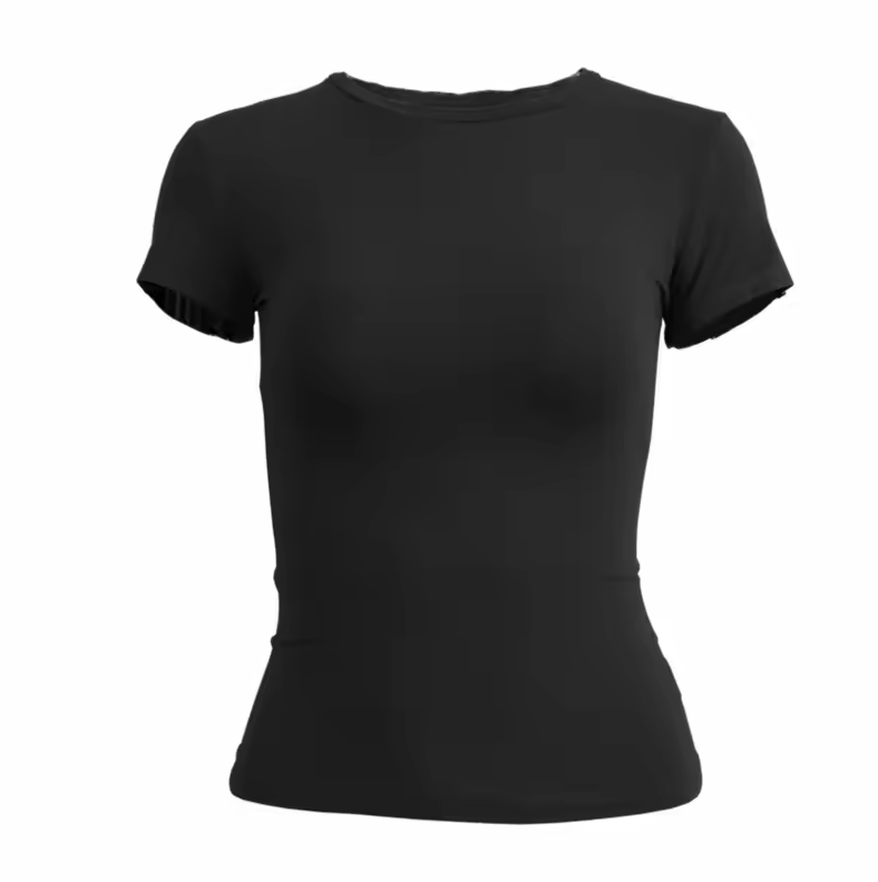 Lands Fashion - Loven | Slim Fit Cropped T-Shirt Women